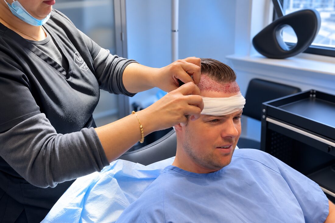PRF hair restoration treatment at Nova Medical NYC